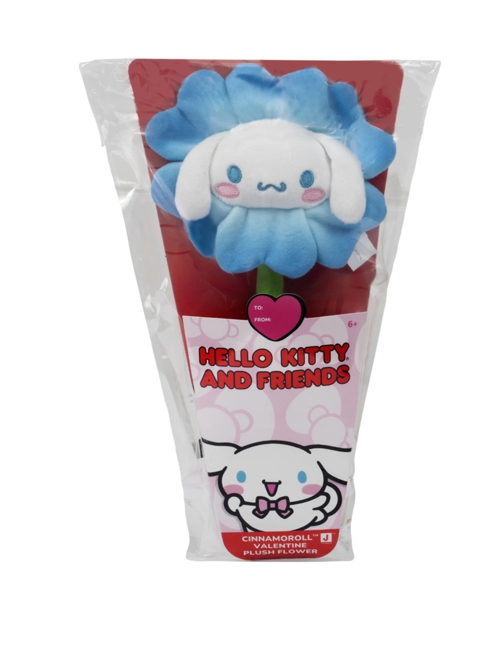 Hello Kitty & Friends 2026 Valentine's Day Cinnamoroll 14-Inch Plush Flower